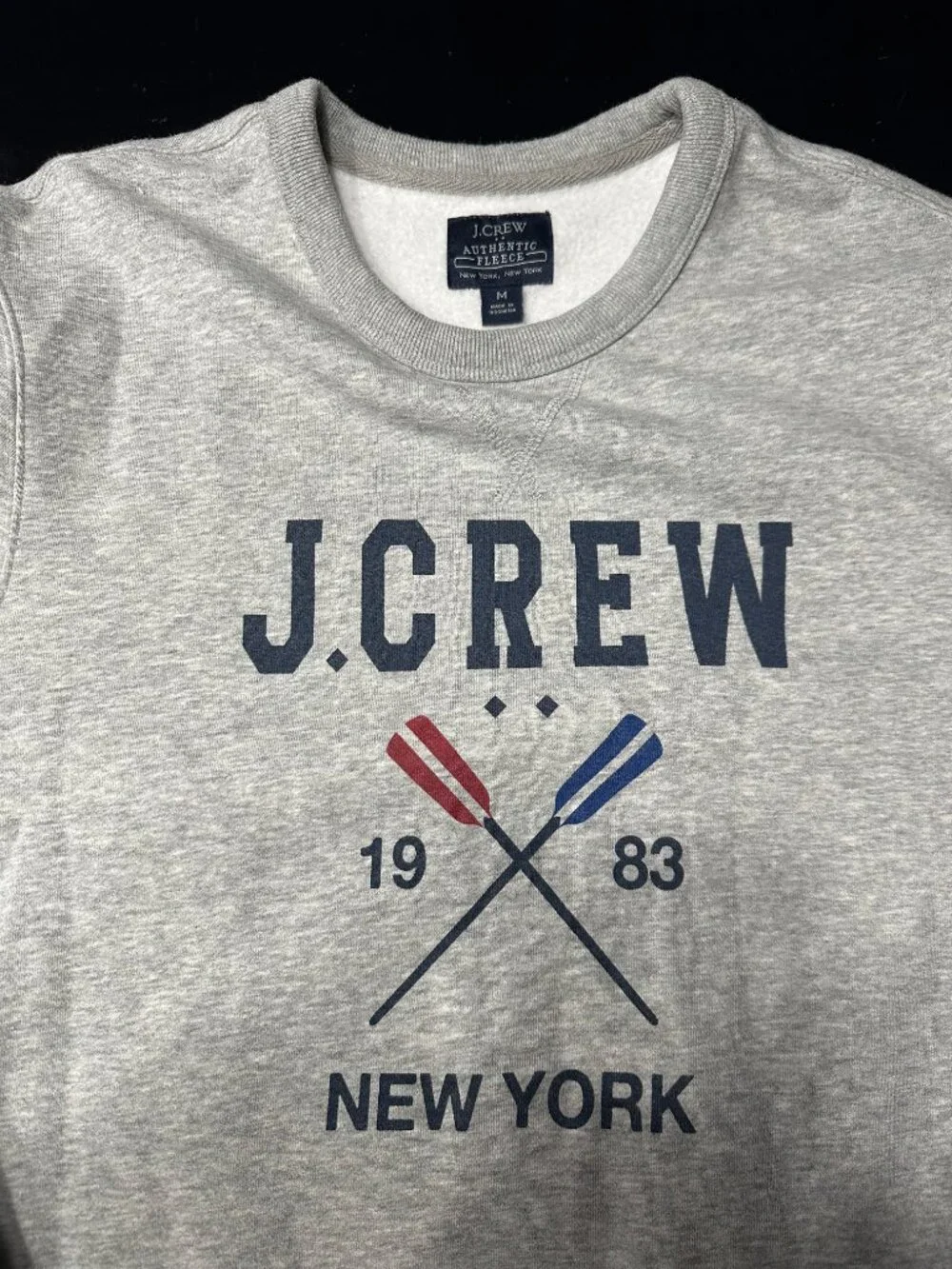 J.Crew Authentic Fleece Crew-Neck Sweatshirt